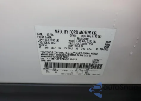1FM5K8F87HGB19027